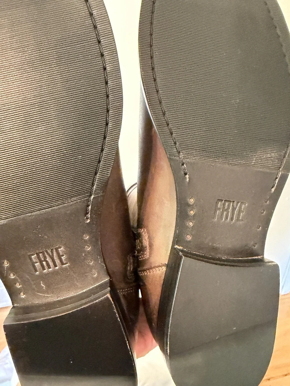 Frye Molly Button Riding BootDark Brown Leather